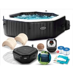 Jacuzzi Intex SPA Jet Bubble Deluxe 218x71 cm, 1098 litri, 6 persoane cumpăra în Chișinau. Foto 11