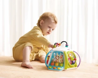 Jucărie interactivă Hola Toys Montessori Early Learning Busy Cube cumpăra în Chișinau. Foto 7