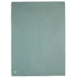 Păturică Jollein Basic Knit Forest Green/Fleece, 100x150 cm cumpăra în Chișinau