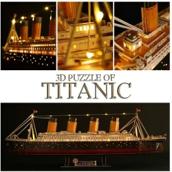 Пазл 3D Cubic Fun Titanic, 266 элементов купить в Кишиневе. Фото 4