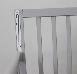 Комплект: Кроватка Kuzya Cristina Grey + Матрас Kuzya 120x60 + Постельное бельё 8 предметов PernaMea Confort купить в Кишиневе. Фото 11