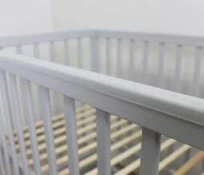 Комплект: Кроватка Kuzya Cristina Grey + Матрас Kuzya 120x60 + Постельное бельё 8 предметов PernaMea Confort купить в Кишиневе. Фото 12