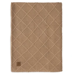 Păturică Jollein Check Knit Biscuit/Teddy Fleece, 100x150 cm cumpăra în Chișinau