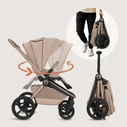 Carucior 3 in 1 Lionelo Freya Beige Sand cumpăra în Chișinau. Foto 17