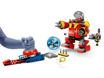 Set construcție LEGO Sonic the Hedgehog Sonic vs Dr. Eggman's Death Egg Robot, 615 elemente cumpăra în Chișinau. Foto 5