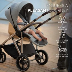 Cărucior 3 în 1 KikkaBoo Chiara Black cumpăra în Chișinau. Foto 10