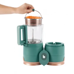 Robot de bucătărie din sticlă și oțel inoxidabil 4 in 1 Babymoov Nutribaby Glass cumpăra în Chișinau. Foto 3