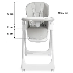 Стульчик для кормления Caretero Megalo Light Grey купить в Кишиневе. Фото 16