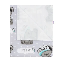 Пелёнка из хлопковой фланели New Baby Boy (57x47 см), 1 шт купить в Кишиневе. Фото 1