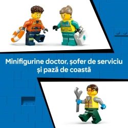 Конструктор Lego City Airplane, Service Truck & Hovercraft Remix, 990 элементов купить в Кишиневе. Фото 7