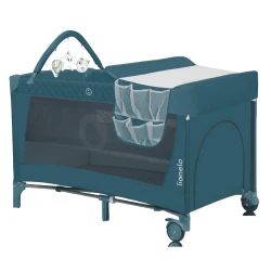 Patut pliabil 2 in 1 Lionelo Green Turquoise cumpăra în Chișinau. Foto 1