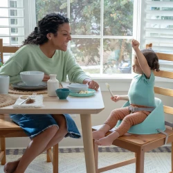 Scaun de masa-booster Bright Starts Ingenuity My Spot Easy-Clean Blue cumpăra în Chișinau. Foto 7