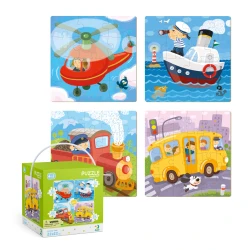 Puzzle Dodo 4 în 1 Transport, 72 elemente cumpăra în Chișinau. Foto 1