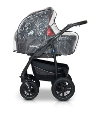 Коляска 3 в 1 Verdi Sonic Plus Black Bordo купить в Кишиневе. Фото 8