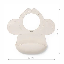 Baveta din silicon BabyOno Beige cumpăra în Chișinau. Foto 4