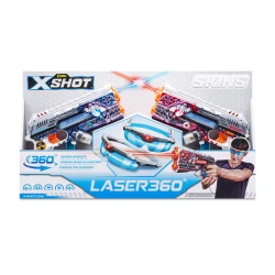 Набор из 2 бластеров с лазером Zuru X-Shot Skins Laser 360° купить в Кишиневе. Фото 2