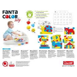 Мозаика Quercetti FantaColor Baby, 33 элемента купить в Кишиневе. Фото 7