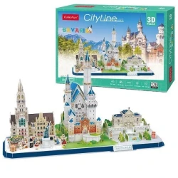Пазл 3D Cubic Fun Bavaria, 178 элементов купить в Кишиневе. Фото 2