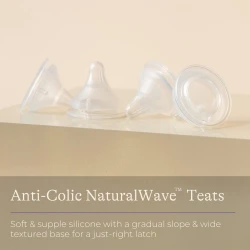 Соска силиконовая Lansinoh Natural Wave с медленным потоком (0 мес.+), 2 шт. купить в Кишиневе. Фото 2