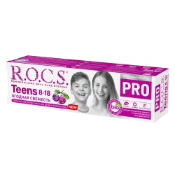 Зубная паста R.O.C.S. PRO Teens Ягодная свежесть (8 лет +) купить в Кишиневе. Фото 4