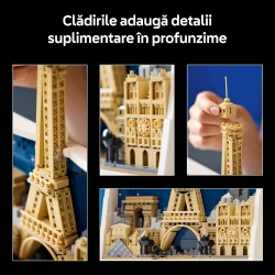 Конструкторы Lego Architecture Paris - City of Love, 958 элементов купить в Кишиневе. Фото 7