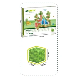 Set construcție magnetic Essa Toys Nature, 106 elemente cumpăra în Chișinau. Foto 3