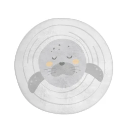 Детский коврик Kikkaboo Seally Me Grey, 85x85 см купить в Кишиневе. Фото 1