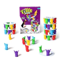 Настольная игра Essa Toys Неустойчивая башня Tower Collapse с пингвинами купить в Кишиневе. Фото 3