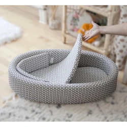 Кокон для новорожденных BabyJem White/Grey купить в Кишиневе. Фото 5