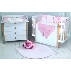 Комплект в кроватку Veres It's a girl! Pink (6 предметов), 120x60 cм купить в Кишиневе. Фото 3