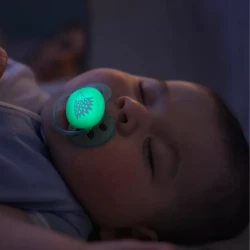 Suzeta ortodontică din silicon Philips Avent Ultra Soft Nighttime Blue & Green (0-6 luni), 2 buc. cumpăra în Chișinau. Foto 4