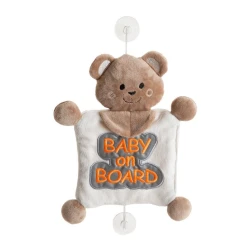 Jucărie de pluș BabyJem Baby on Board Brown, 18 cm cumpăra în Chișinau. Foto 1