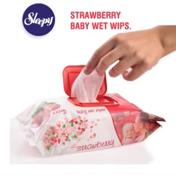Влажные салфетки Sleepy Strawberry, 120 шт. купить в Кишиневе. Фото 2