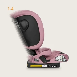Scaun auto 76-150 cm (i-Size) Isofix Lionelo Nelly Pink Mauve cumpăra în Chișinau. Foto 5