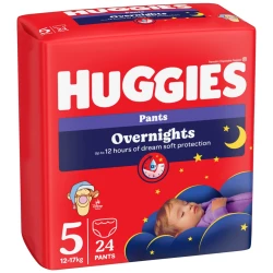 Scutece-chiloței Huggies Overnights 5 (12-17 kg), 24 buc. cumpăra în Chișinau. Foto 1