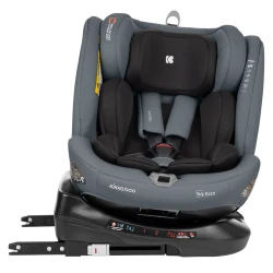 Scaun auto 40-150 cm (i-Size) Isofix Kikkaboo i-Moove Dark Grey, rotativ 360 cumpăra în Chișinau. Foto 9