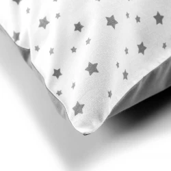 Наволочка PernaMea Stars Grey, 40x60 см купить в Кишиневе. Фото 2