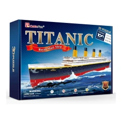 Puzzle 3D Cubic Fun Titanic, 113 elemente cumpăra în Chișinau. Foto 1