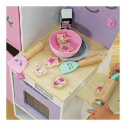 Bucătărie pentru copii KidKraft Lil' Friends Play Kitchen, culori pastelate, cu 14 accesorii cumpăra în Chișinau. Foto 4