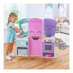 Bucătărie pentru copii KidKraft Lil' Friends Play Kitchen, culori pastelate, cu 14 accesorii cumpăra în Chișinau. Foto 3