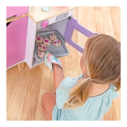 Bucătărie pentru copii KidKraft Lil' Friends Play Kitchen, culori pastelate, cu 14 accesorii cumpăra în Chișinau. Foto 5