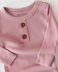 Комбинезон BabyCosy Modal Pink (3-6М) купить в Кишиневе. Фото 2