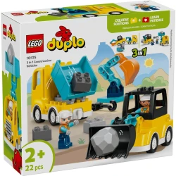 Set construcție Lego Duplo 3 in 1 Construction Vehicles, 22 elemente cumpăra în Chișinau. Foto 1