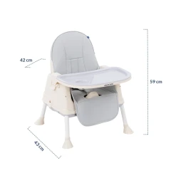 Стул для кормления 3 в 1 KikkaBoo Creamy Beige купить в Кишиневе. Фото 10