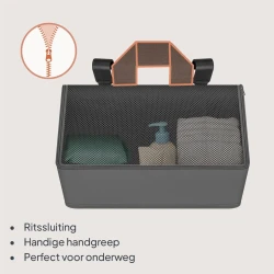 Organizator scutece Lionelo Sidepocket Medium Grey cumpăra în Chișinau. Foto 6