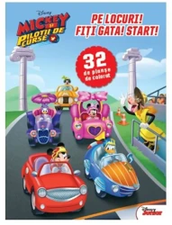 Carte de colorat Mickey și piloții de curse. Pe locuri! Fiți gata! cumpăra în Chișinau. Foto 1
