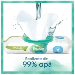 Влажные салфетки Pampers Harmonie Aqua, 3x48 шт. купить в Кишиневе. Фото 4