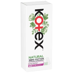 Прокладки Kotex Natural Normal+ Liners, 18 шт. купить в Кишиневе. Фото 1