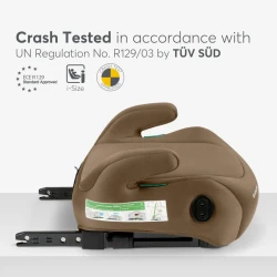 Inaltator auto-buster 125-150 cm (i-Size) Isofix KikkaBoo i-Tip 2 Beige cumpăra în Chișinau. Foto 6