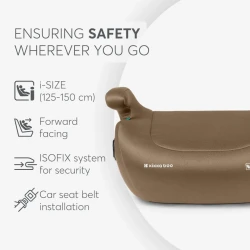 Inaltator auto-buster 125-150 cm (i-Size) Isofix KikkaBoo i-Tip 2 Beige cumpăra în Chișinau. Foto 8